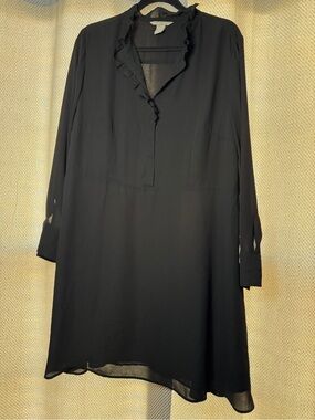 H&M Black Long Sleeve Dress